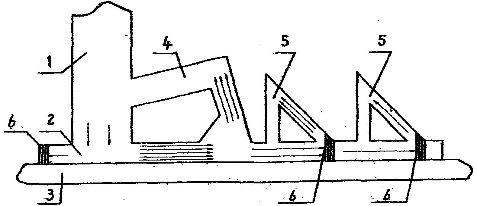 Unpowered dust removal device