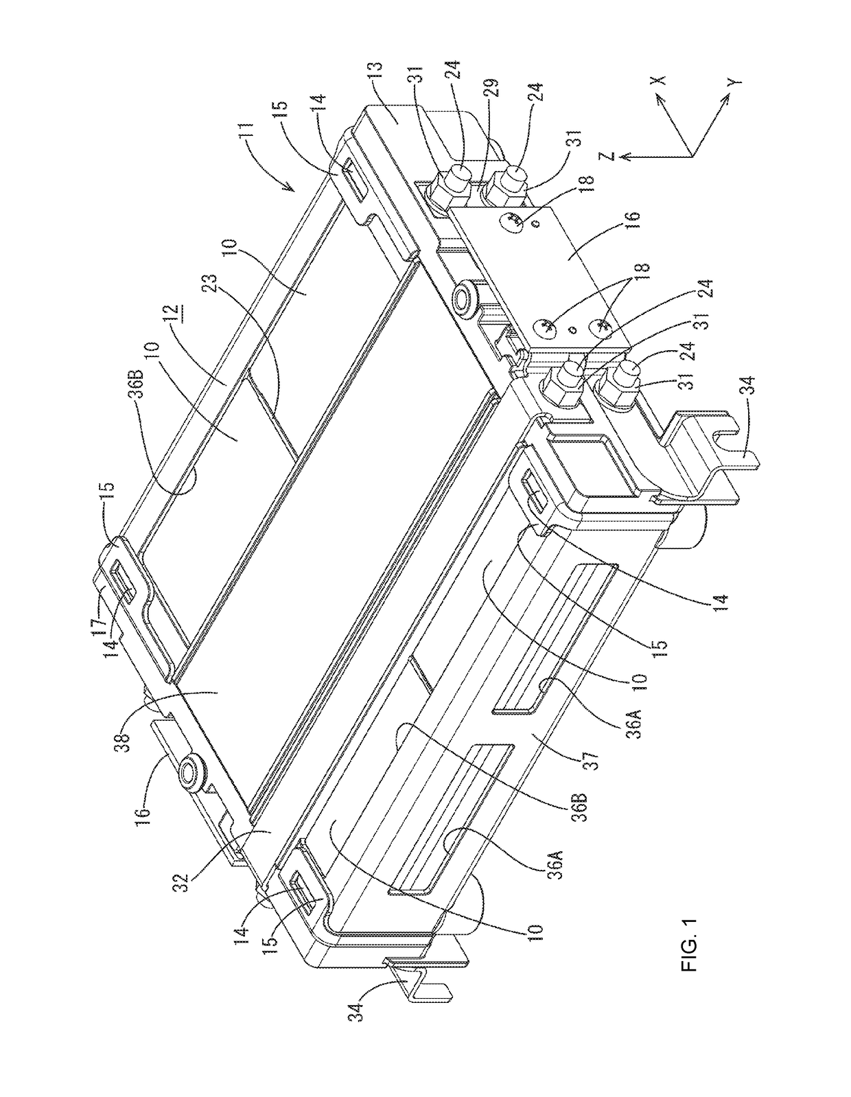 Electricity storage module