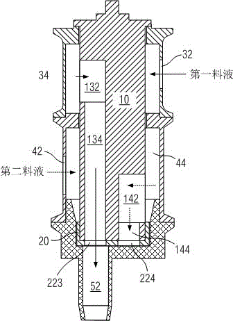 Lamellar ice cream extruding device