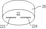 Lamellar ice cream extruding device