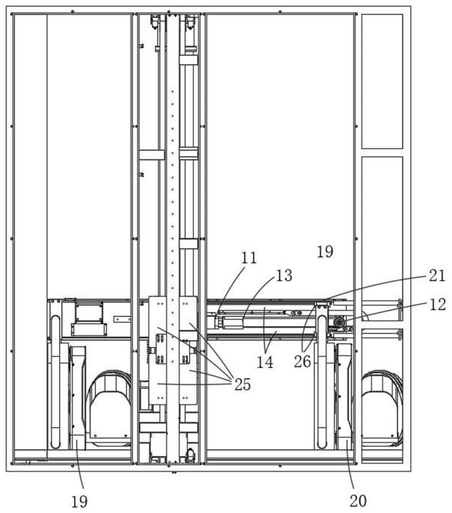 Non-inductive inspection method and system based on multi-window integrated lifting mechanism