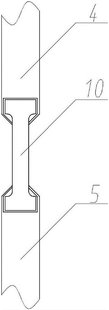 High-temperature lasting test device and method for environment corrosion