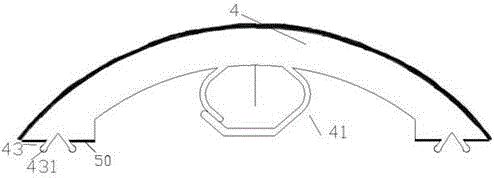 Cable structure for communication, and assembling and mounting method therefor