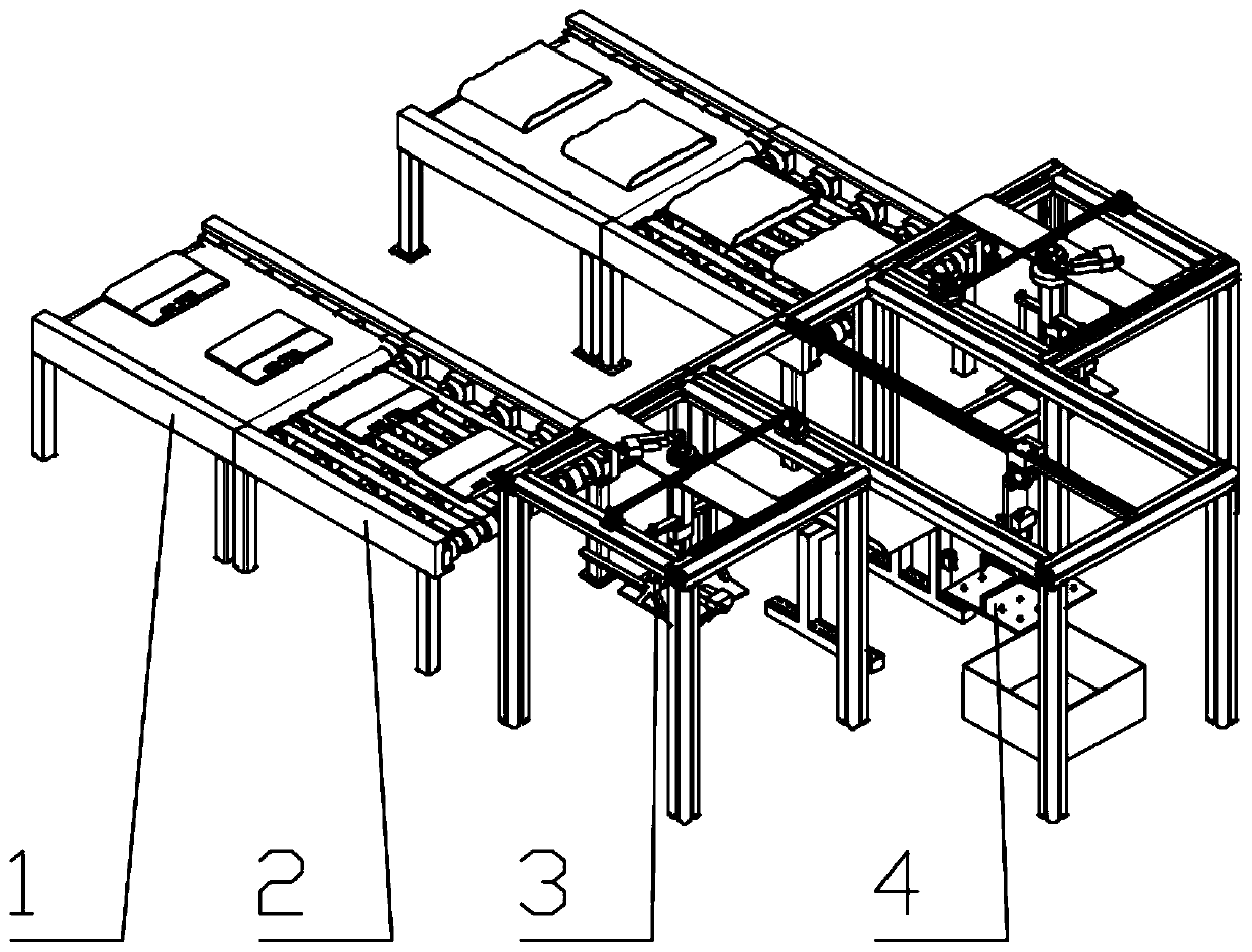 Automatic bagging machine of goods