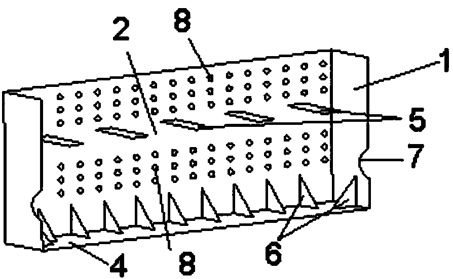 Open type water inlet tank for river model test