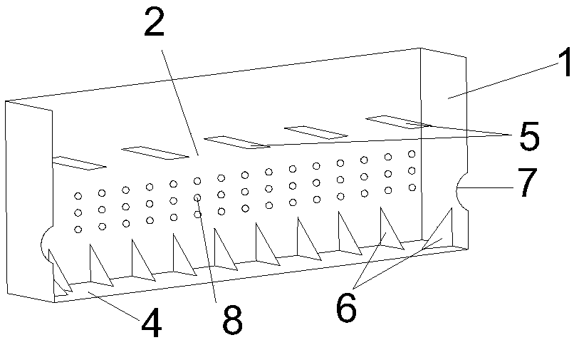 Open type water inlet tank for river model test