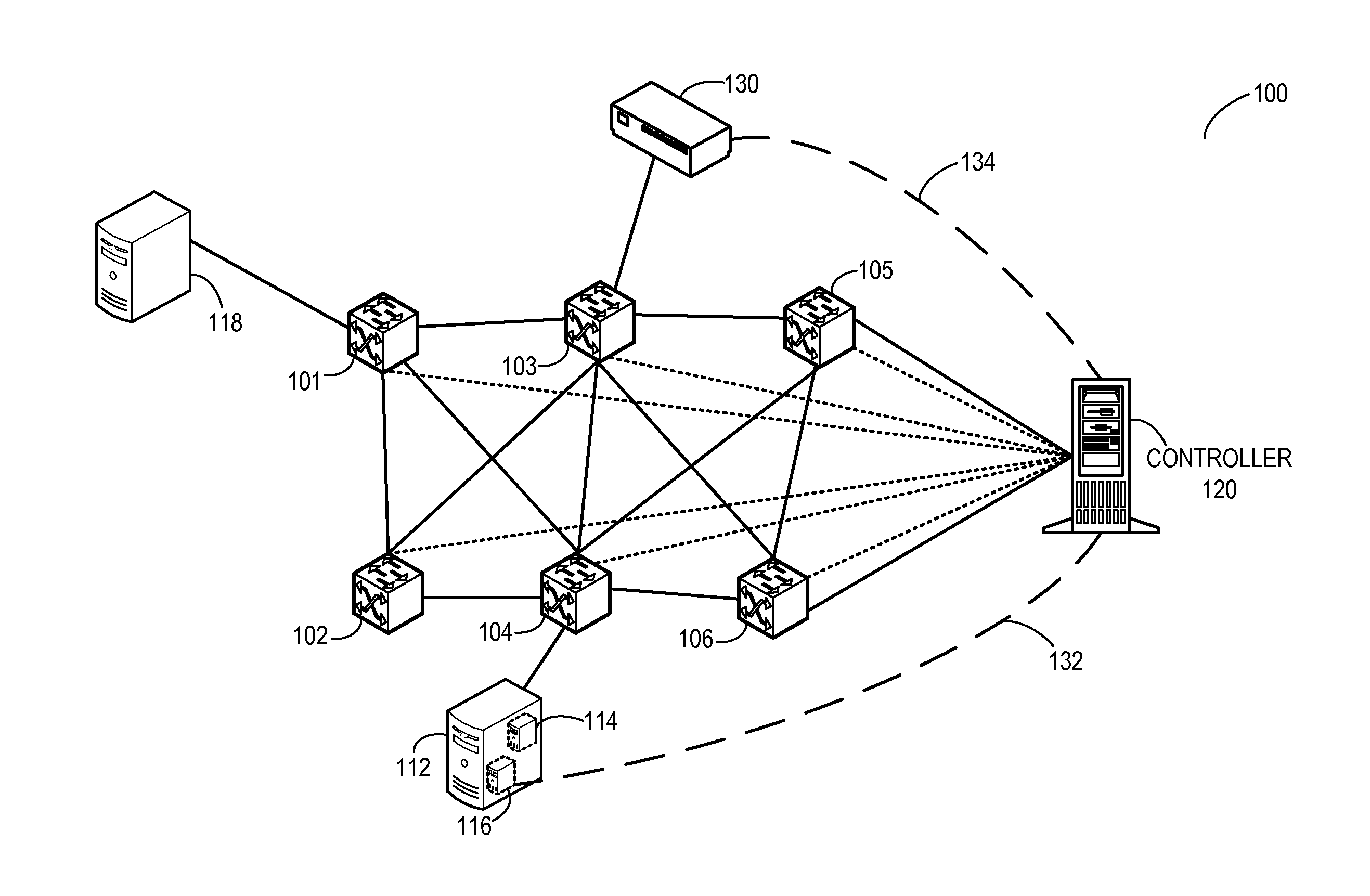 Network feedback in software-defined networks