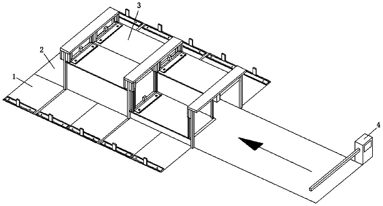 Parking system and parking method utilizing pavement space