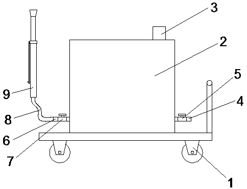 Green and energy-saving special maintenance device for concrete production