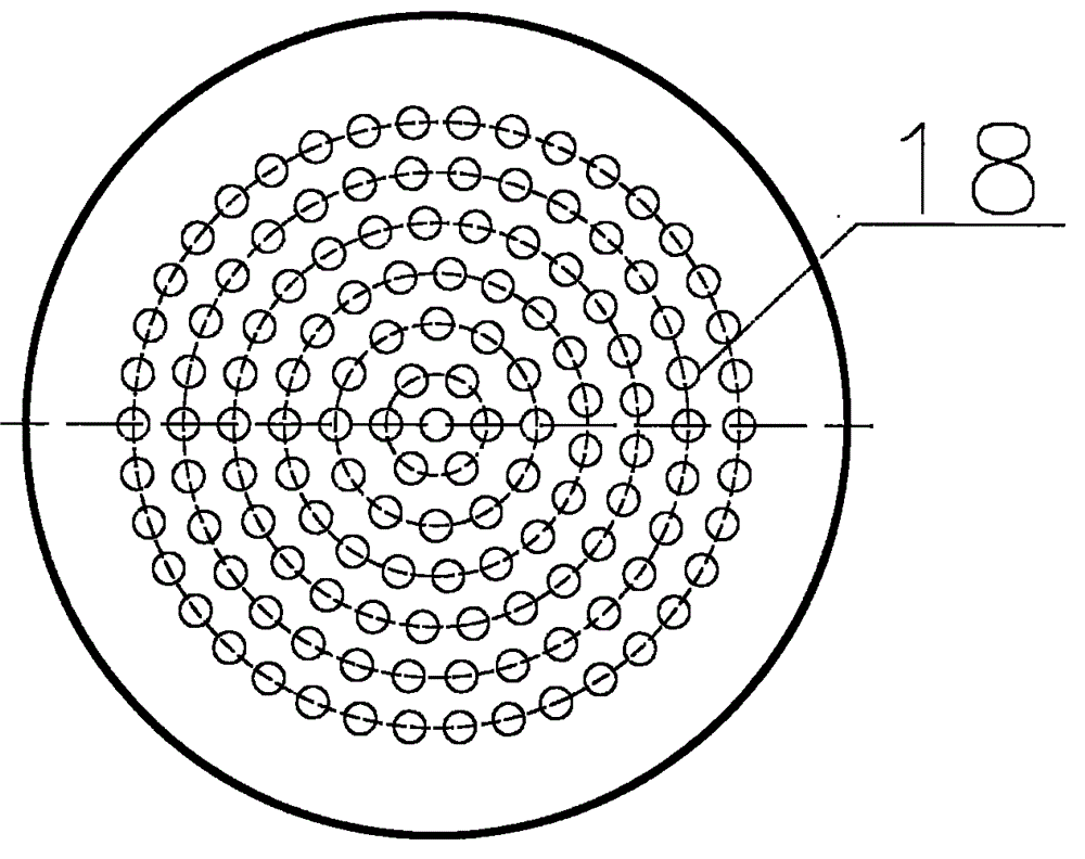 Open-type methane burning torch