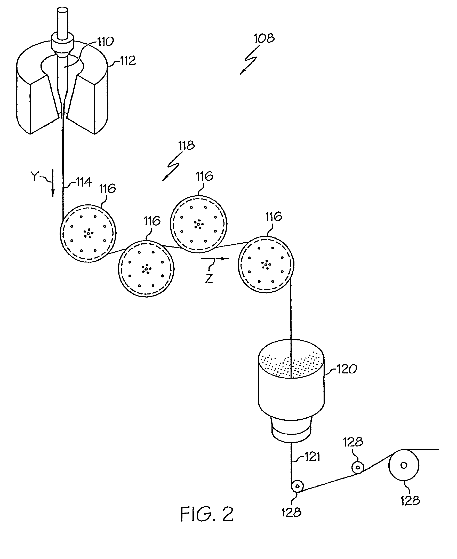 Methods for drawing optical fibers using a fluid bearing