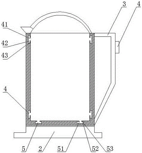 Electronic water boiler convenient for cleaning