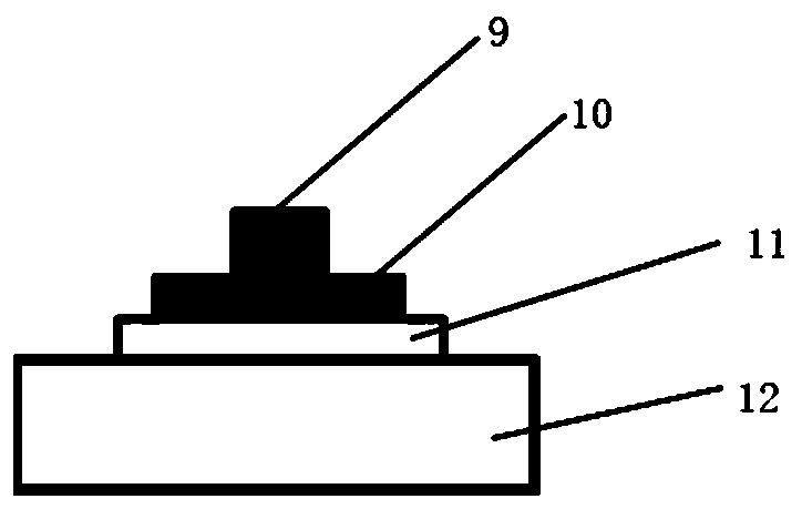 Iron mine sintering binding phase high-temperature wettability measuring method