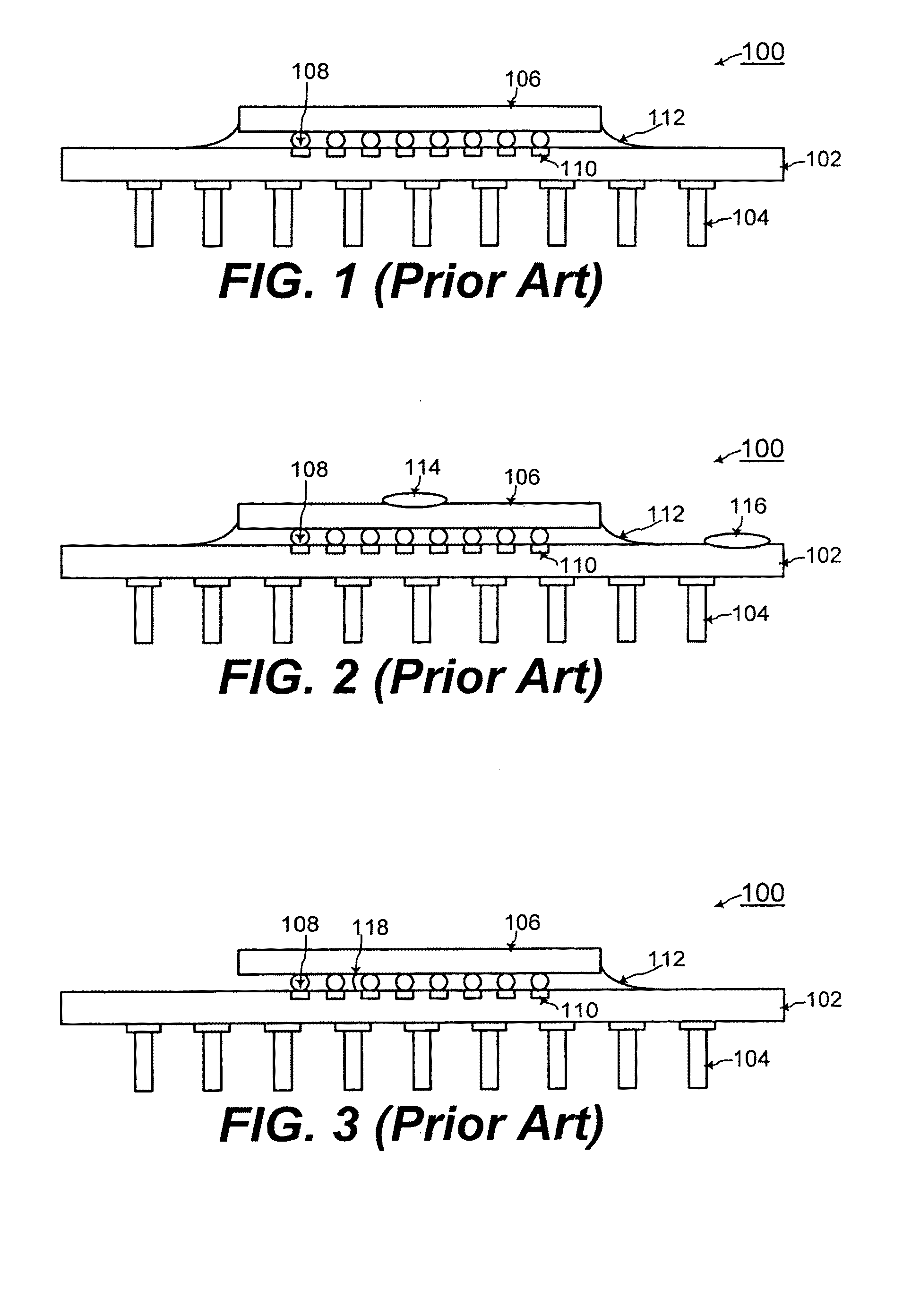 Inspection of underfill in integrated circuit package