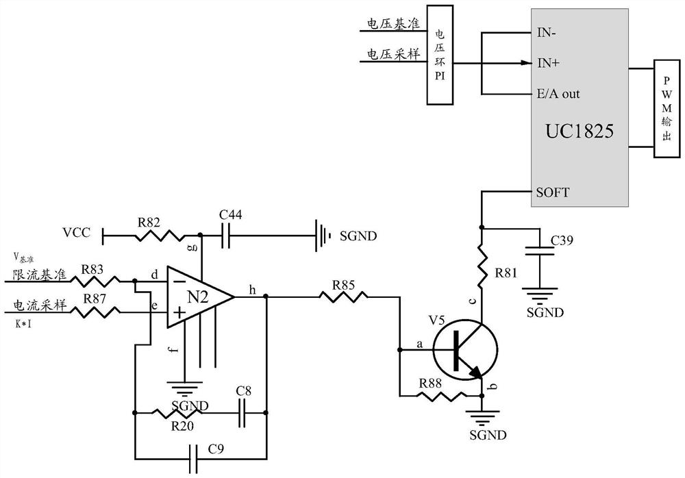 A current-limiting control circuit of laser load distributor for space