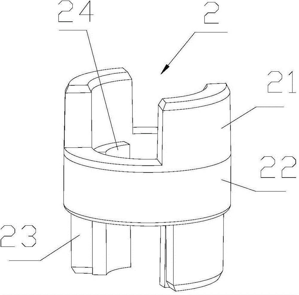 Temperature air door control structure of single temperature zone