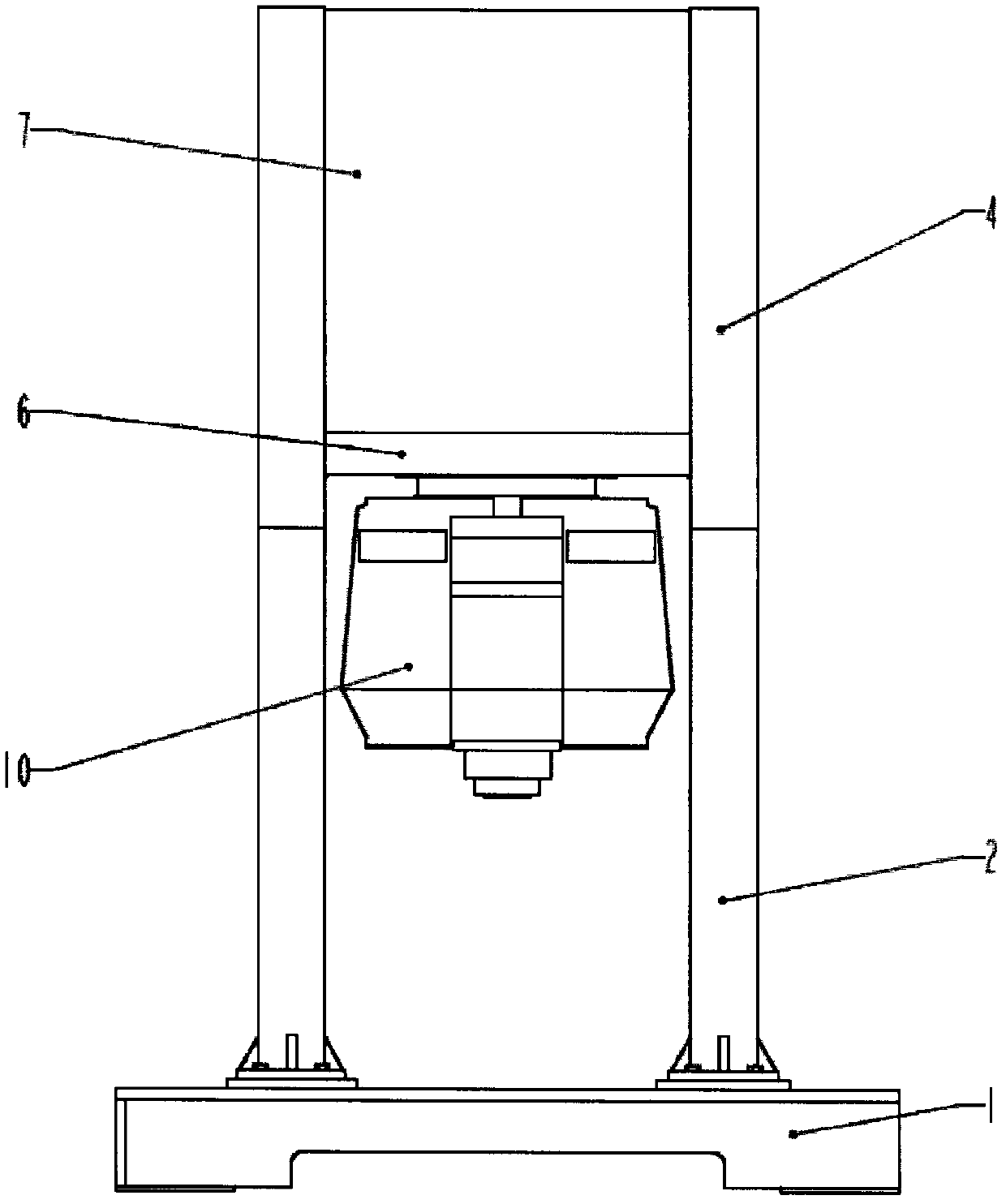 Multifunctional display platform of direct-drive A/C-axis double-angle numerical control universal milling head