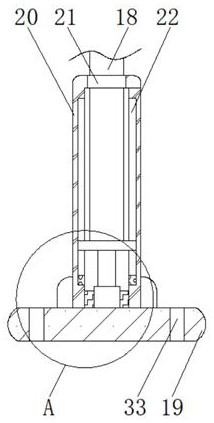 An on-site ash cleaning device for loading soil into a muck truck