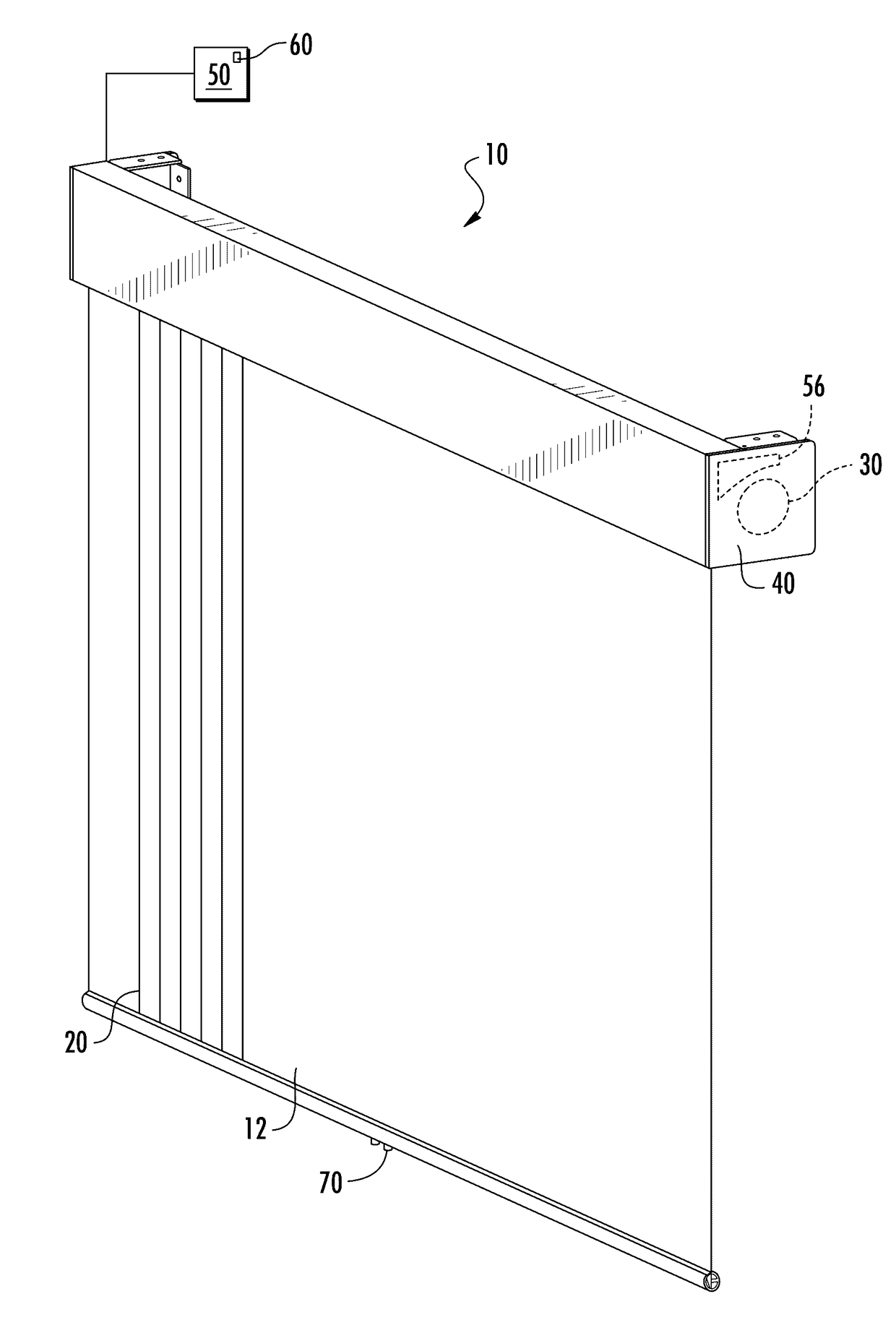 Electrified stun curtain