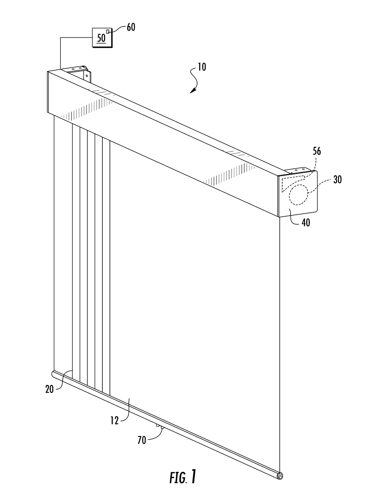 Electrified stun curtain