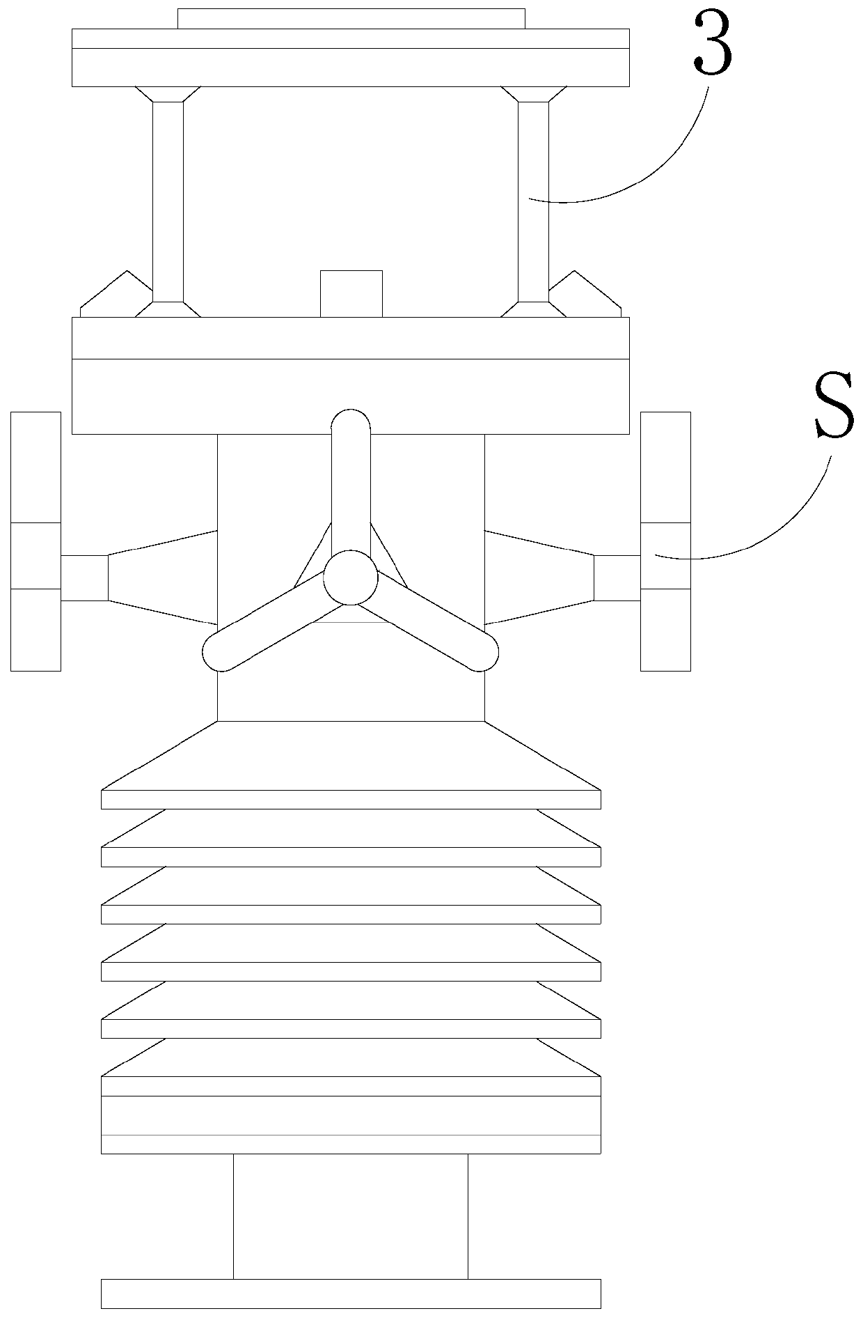 Data calibration system of atmospheric pollution monitoring system