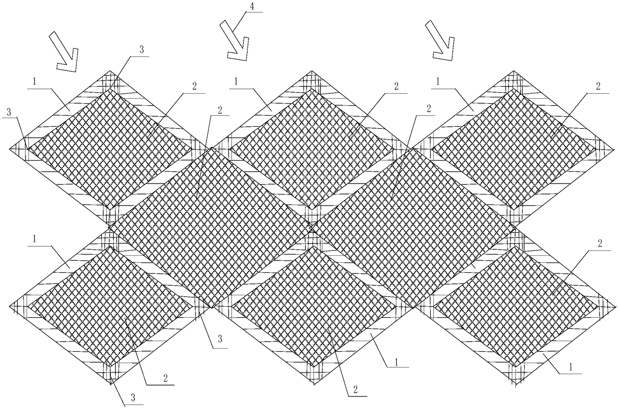 Method for constructing and treating sand barrier of sandy land wind-proof sand-fixing grass belt