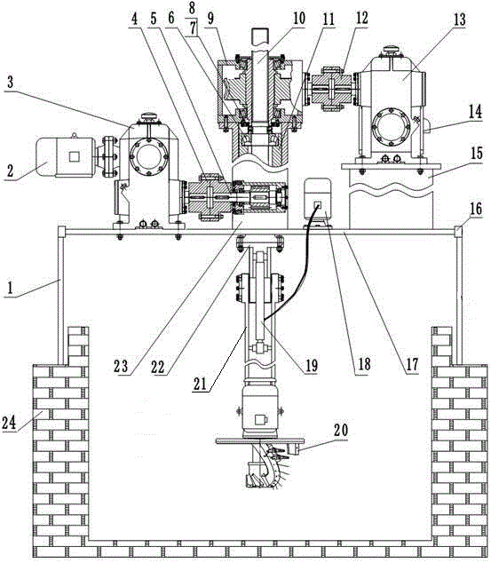 Dredging operation simulation device