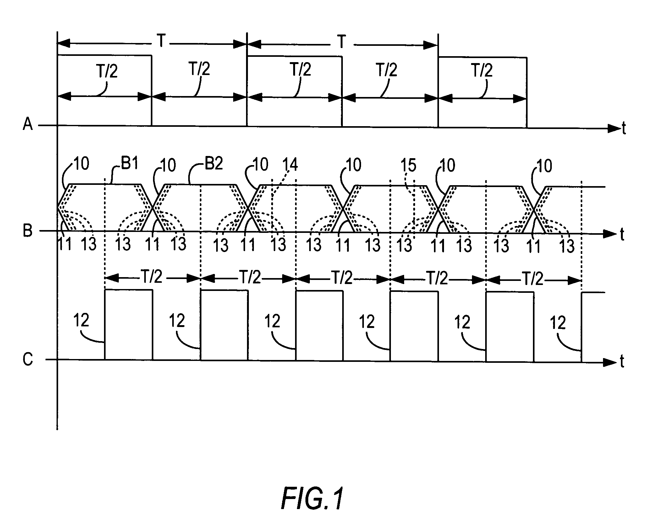 Half-rate linear quardrature phase detector for clock recovery