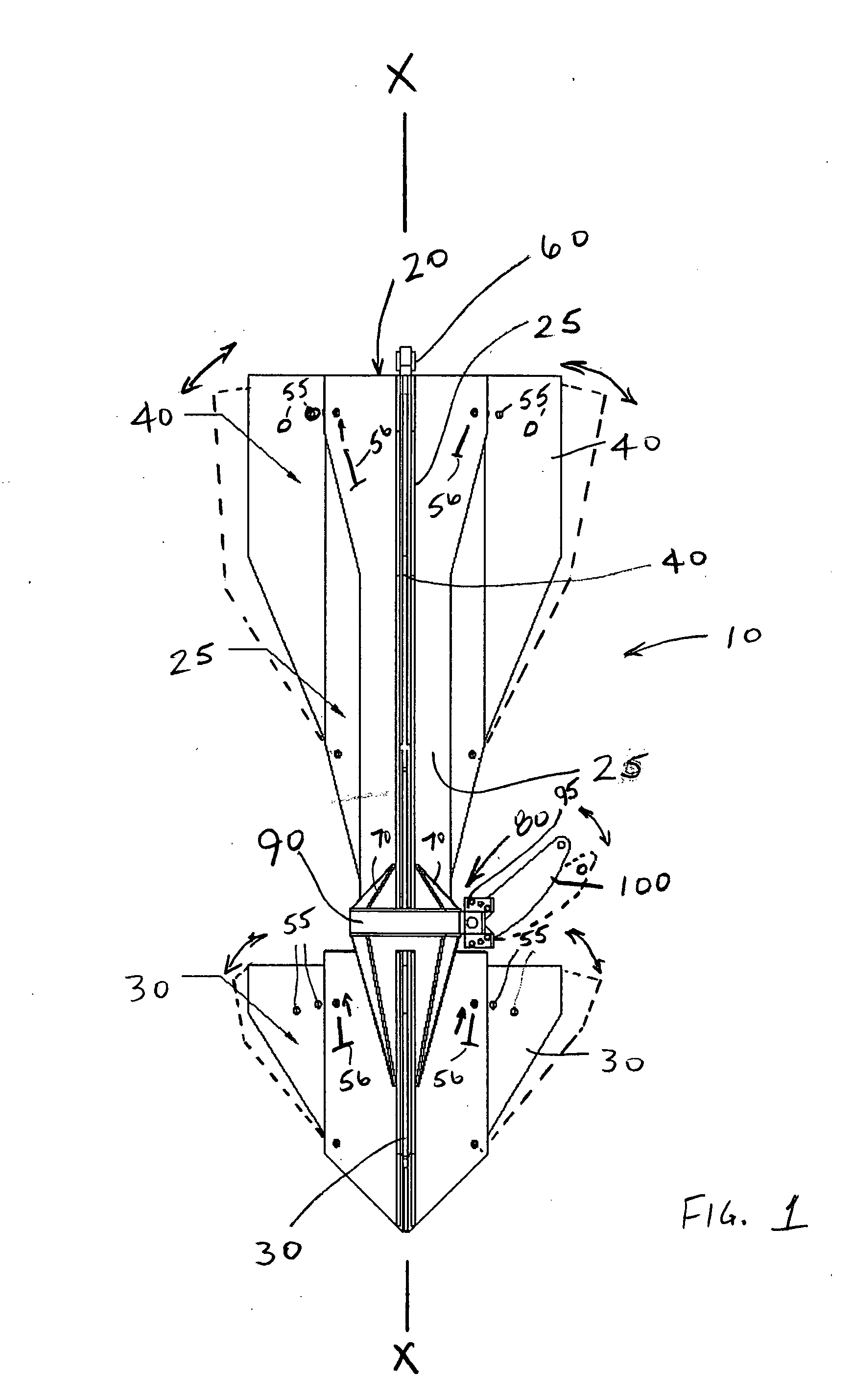 Gravity installed anchor