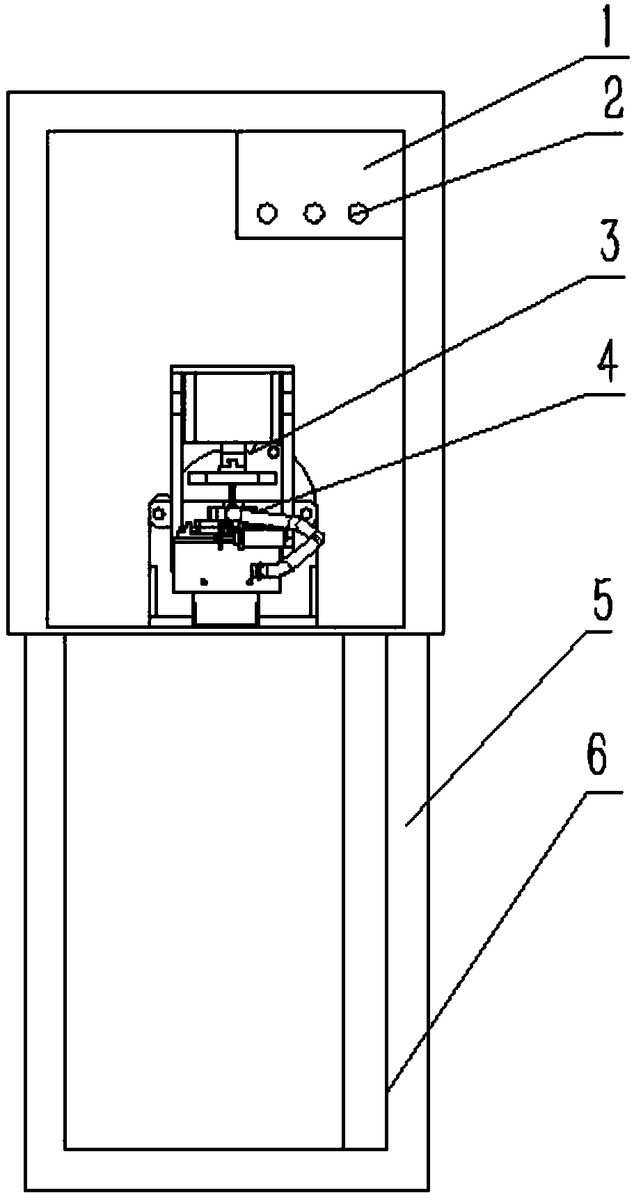 A processing device for notch of automobile cooling pipe