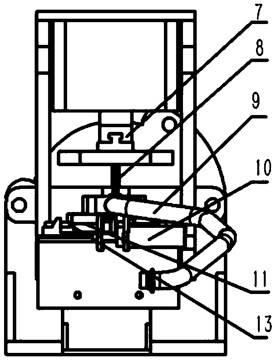 A processing device for notch of automobile cooling pipe