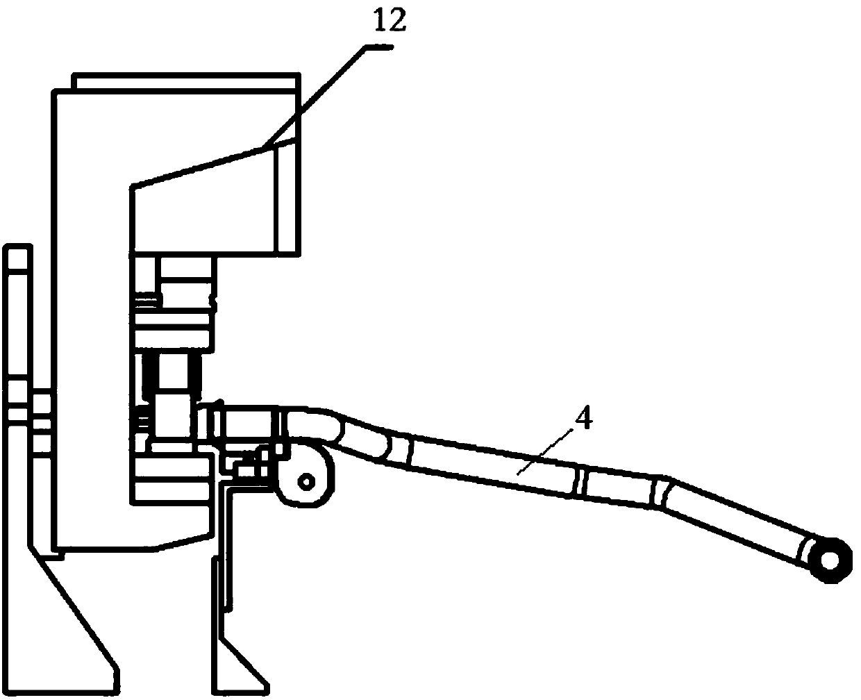 A processing device for notch of automobile cooling pipe