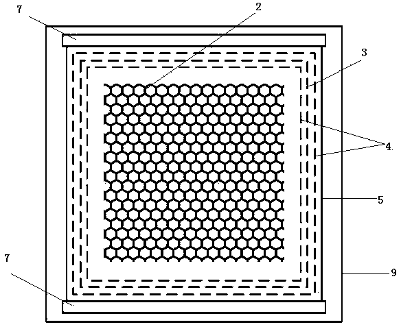 Electromagnetically-shielding sound-insulating protecting window applicable to electromagnetically-shielded room