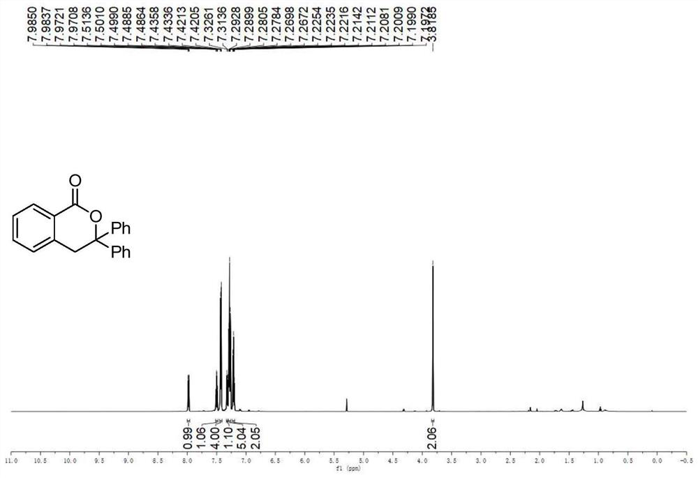 A kind of preparation method of the compound containing isochroman-1-one skeleton