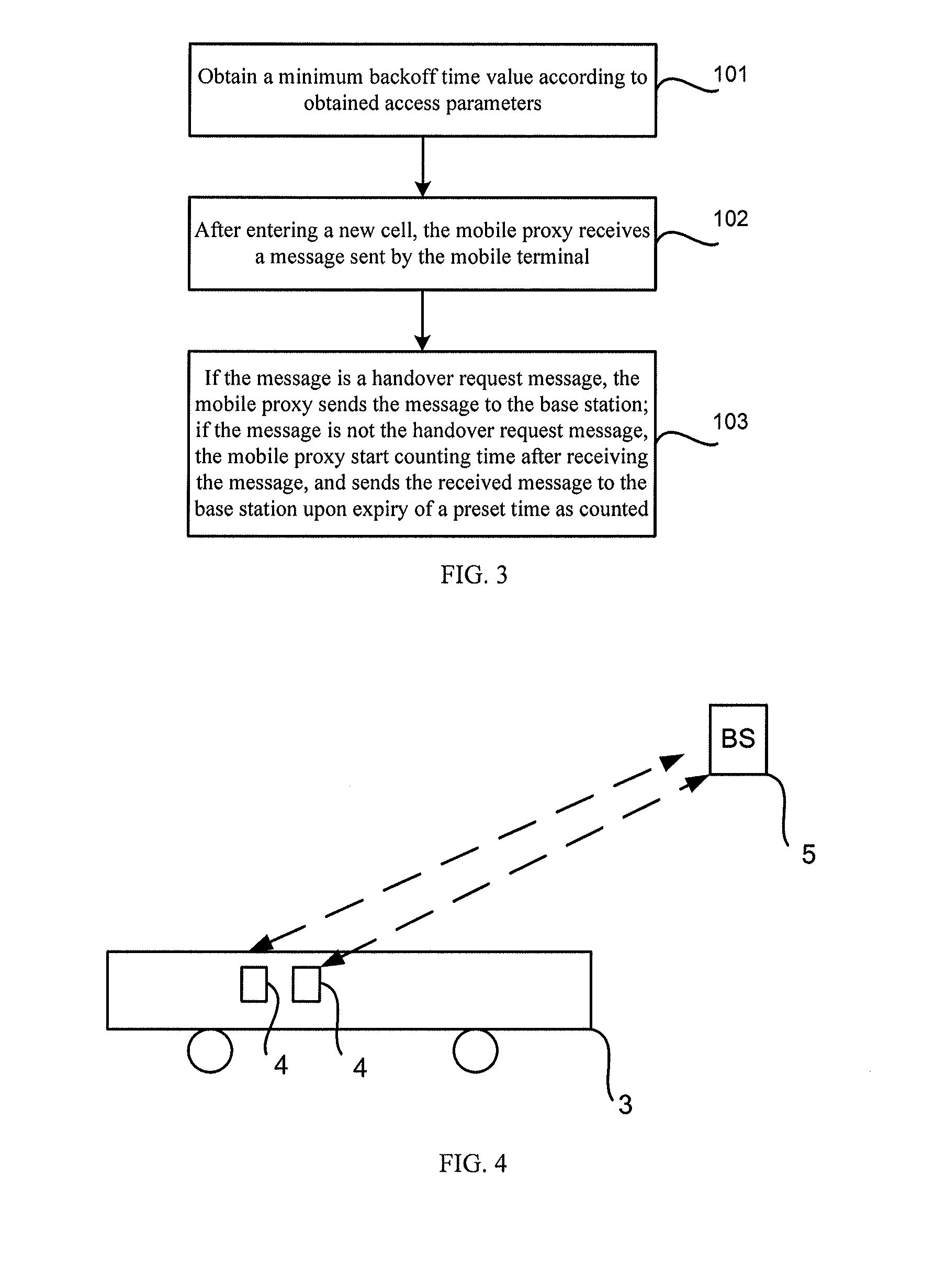 Method for improving handover success rate of group mobile terminals, mobile proxy, and mobile terminal