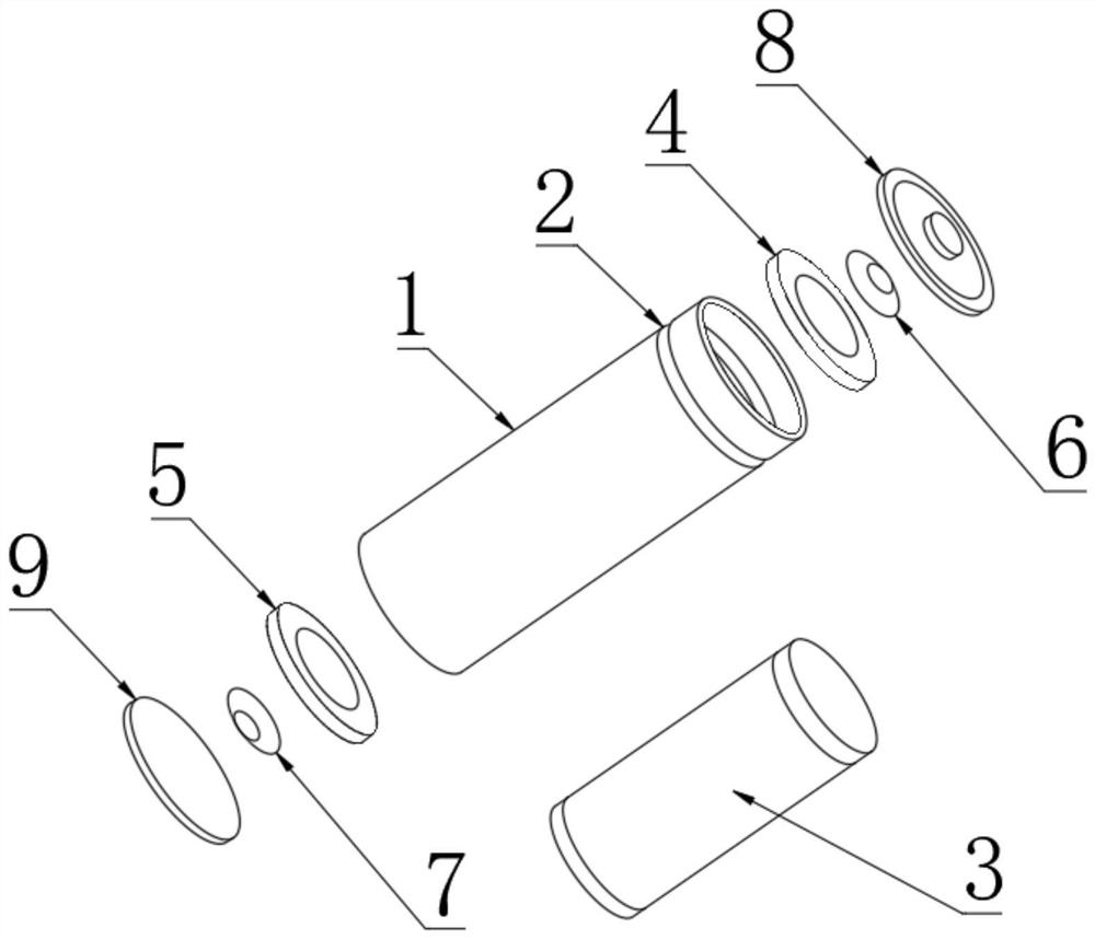 High-power cylindrical lithium ion battery and processing technology