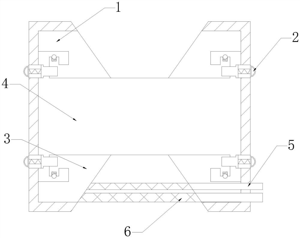 A drawing die