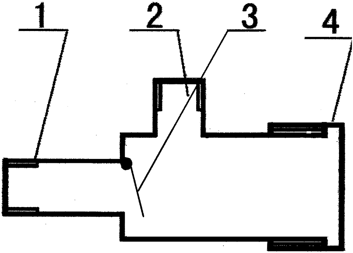 Downhole gas slow-release device