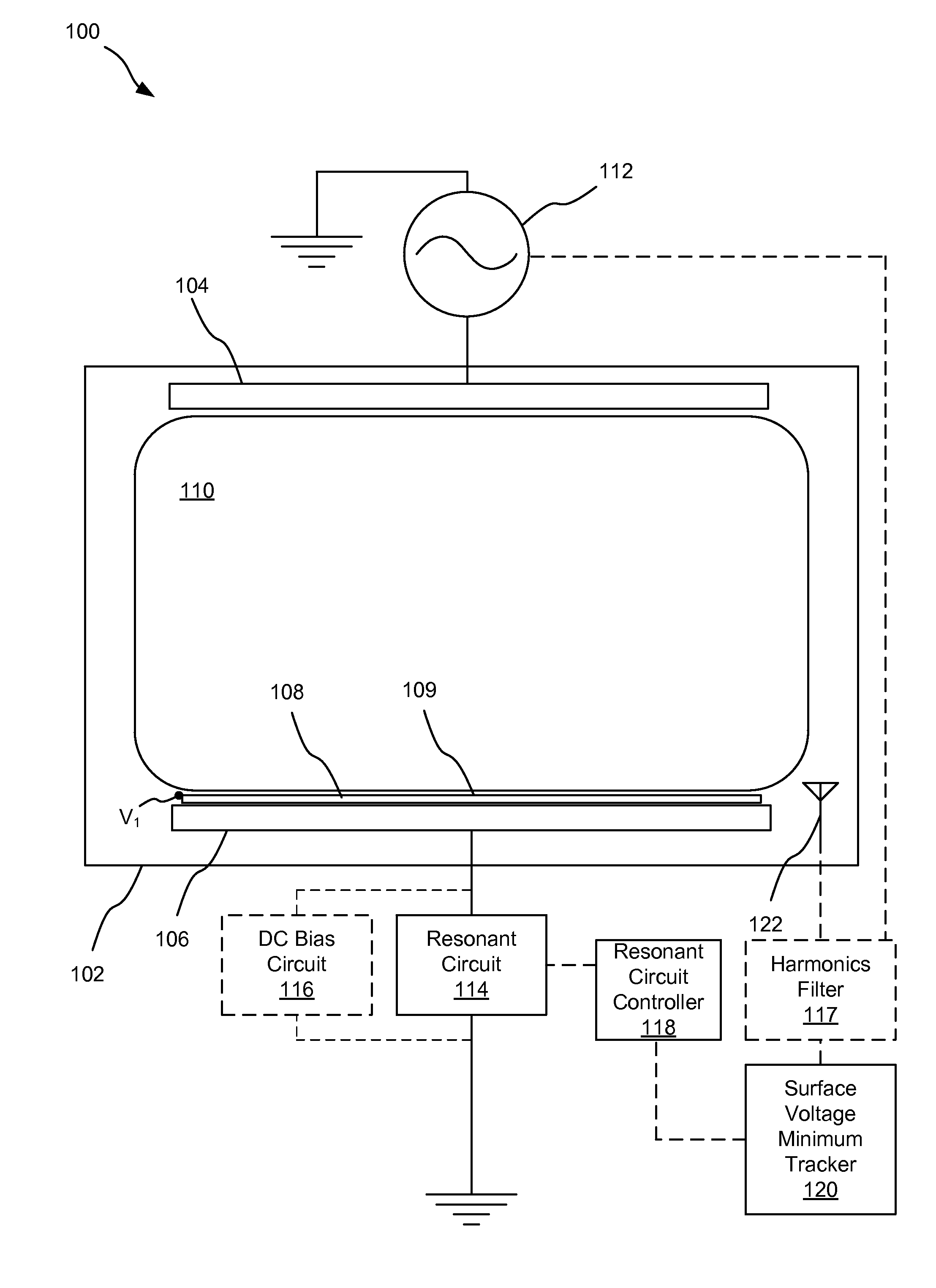 Systems, methods, and apparatus for minimizing cross coupled wafer surface potentials