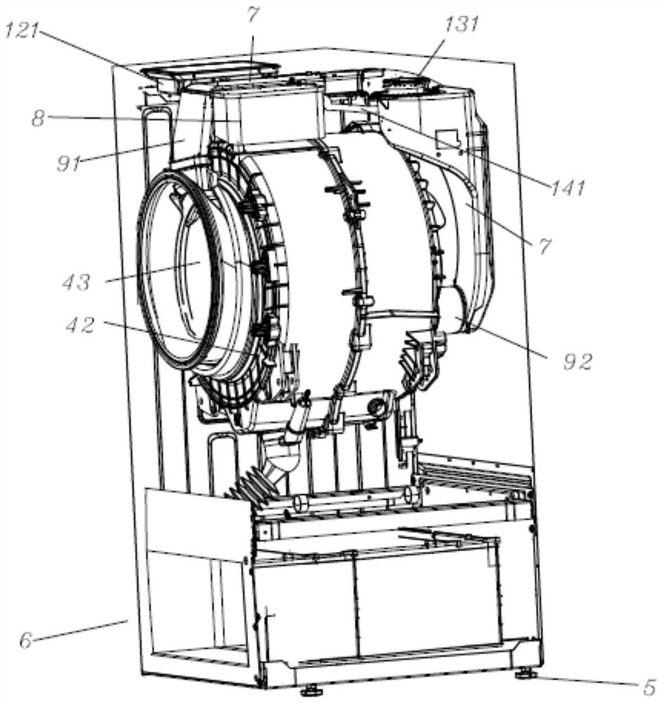 A washing machine with steam washing function