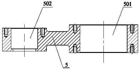 Oscillating mechanism of internal grinding machine