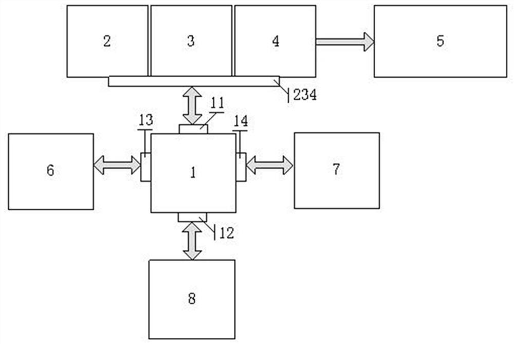 Cloud application-based medical conjoined platform management system and method