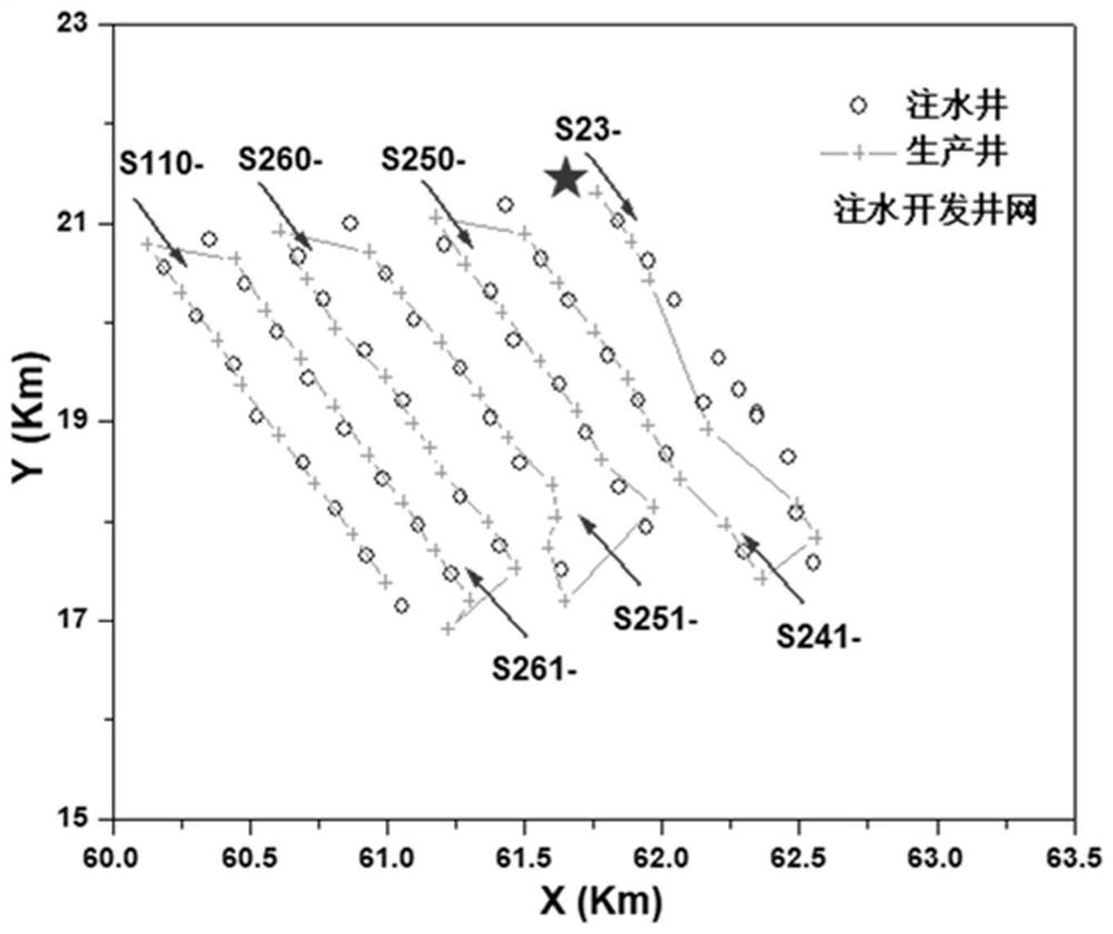 Local well pattern water injection development optimization method based on graph neural network