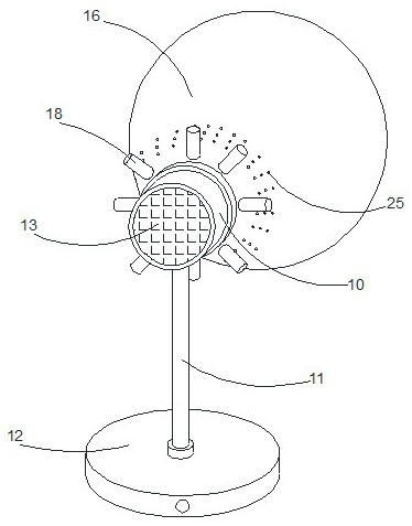 Dust collecting device for environment detection