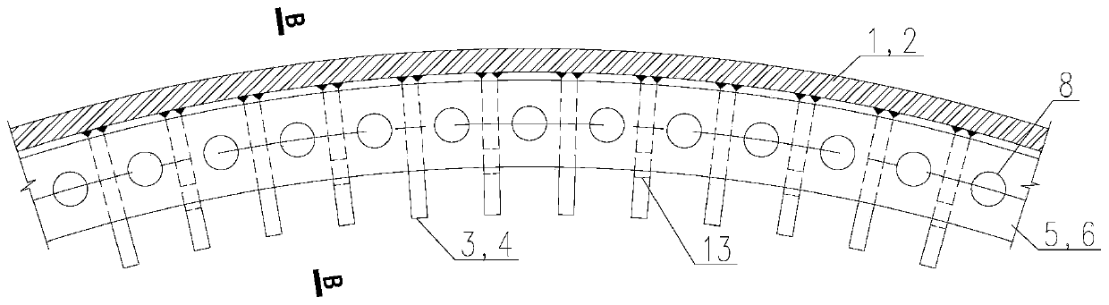 Counter balance flange joint and application thereof