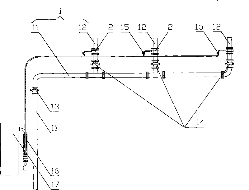 Concrete conveying device