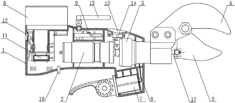 Wireless cutter for power hot-line work