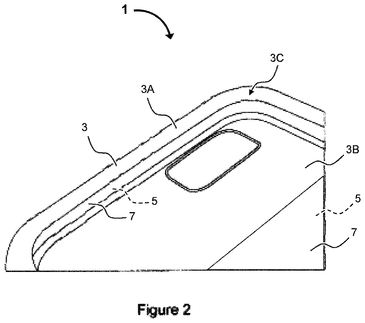 Encasement with a protective shock absorbing combination