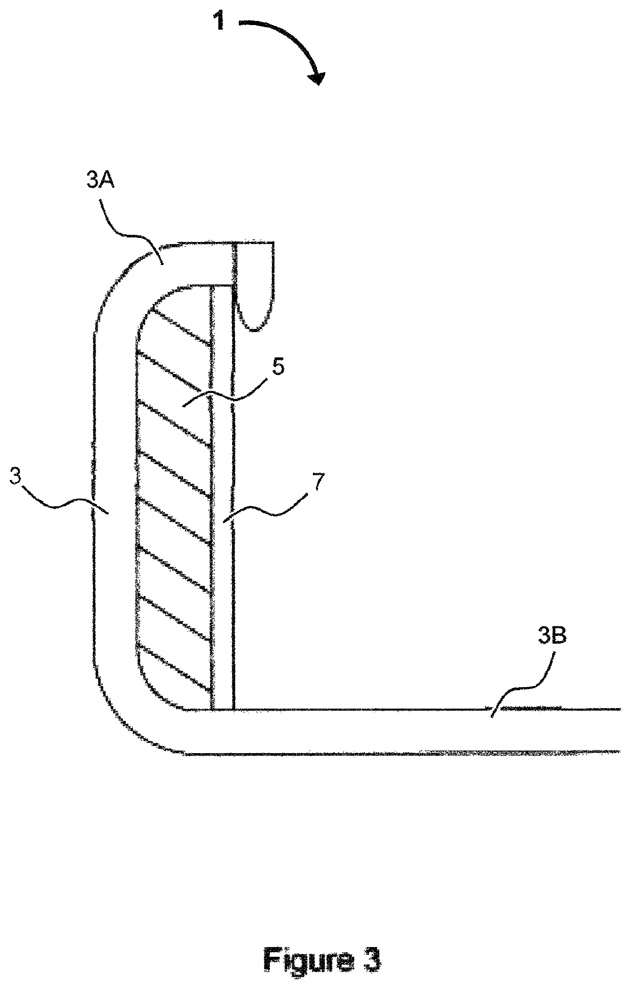 Encasement with a protective shock absorbing combination