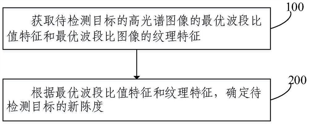 Target freshness detection method and system